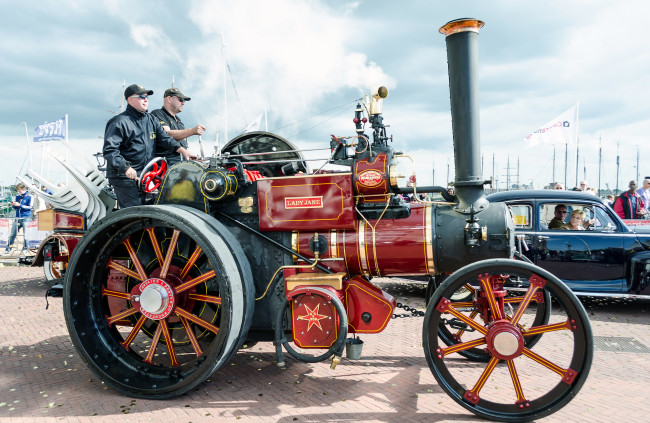 Обои картинки фото aveling & porter `lady jane` traction engine 1928, техника, тракторы, трактор, паровой