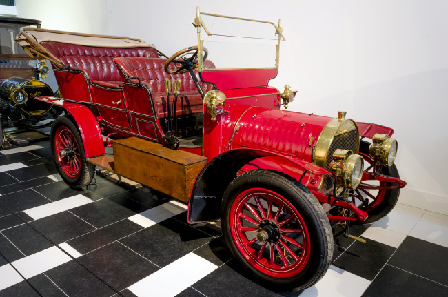 Обои картинки фото spyker 1418-hp double phaeton 1906, автомобили, выставки и уличные фото, выставка, автошоу, ретро, история
