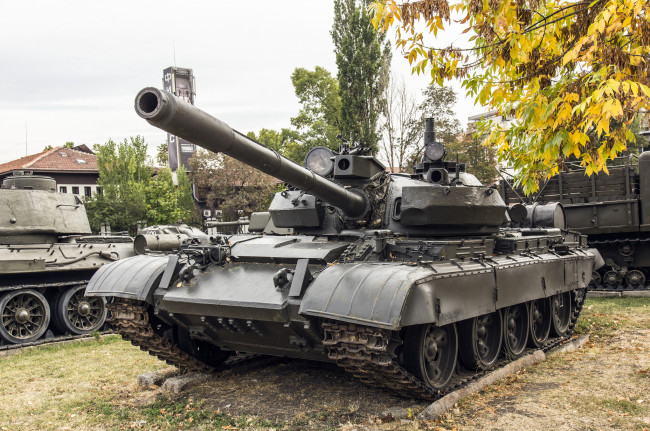 Обои картинки фото t-55 am, техника, военная техника, средний, танк, ссср