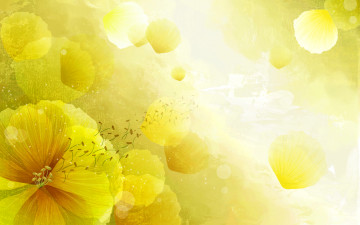 Картинка векторная+графика цветы+ flowers цветок природа вектор свет лепестки
