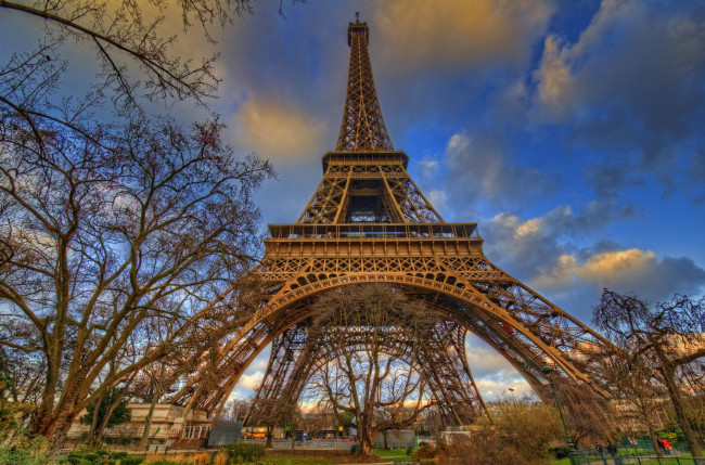 Обои картинки фото eiffel tower, города, париж , франция, башня