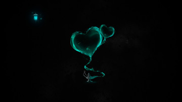 Картинка рисованное минимализм дым фонарь сердечки лампа