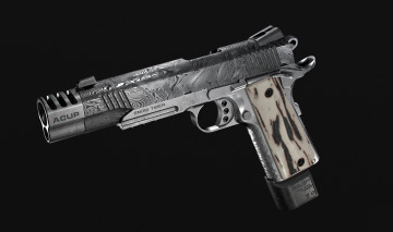 Картинка оружие 3d кастом 3д рендер engraving gun гравировка кимбер m1911 kimber пистолет wren custom weapon м1911