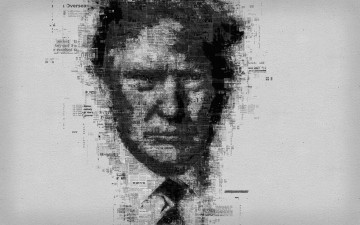 Картинка дональд+трамп +президент+сша рисованное люди дональд трамп президент сша лицо газетное искусство портрет американский 4k