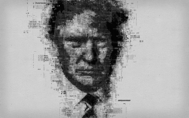 Обои картинки фото дональд трамп,  президент сша, рисованное, люди, дональд, трамп, президент, сша, лицо, газетное, искусство, портрет, американский, 4k