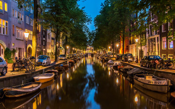 Картинка города амстердам+ нидерланды амстердам