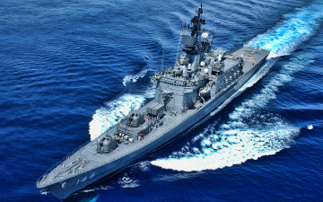 Картинка jds+kurama+ ddh-144 корабли крейсеры +линкоры +эсминцы jds kurama япония военные военно морской флот shirane class эсминец ddh144