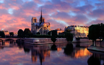 Картинка notre+dame+de+paris города париж+ франция notre dame de paris