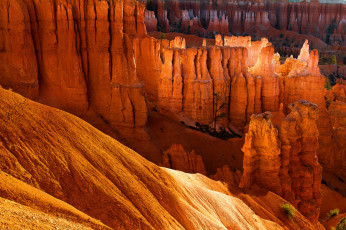 Картинка природа горы закат каньон скалы