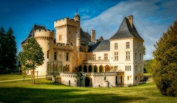 Картинка chateau+campagne города замки+франции простор