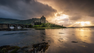 обоя eilean donan castle, города, замок эйлен-донан , шотландия, eilean, donan, castle