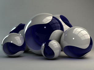 Картинка 3д+графика шары+ balls шары