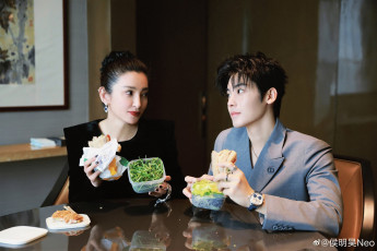 Картинка разное знаменитости neo hou минхао актеры еда