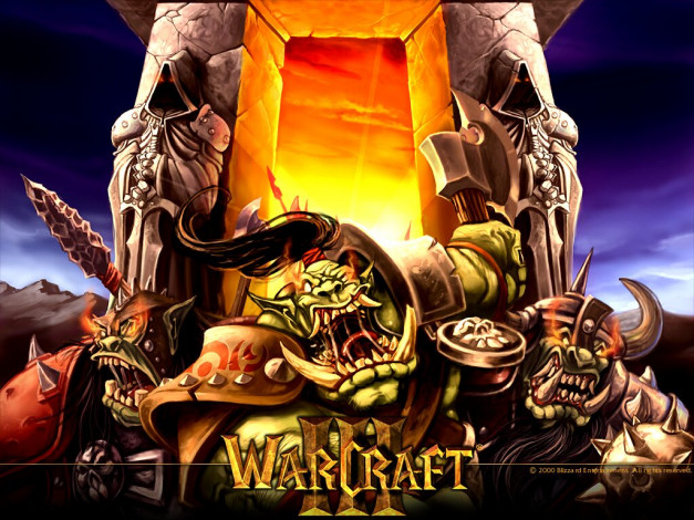 Обои картинки фото warcraft, iii, видео, игры, reign, of, chaos