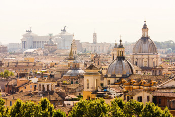 Картинка города рим +ватикан+ италия панорама дома