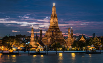 обоя храм ват арун в бангкоке, города, - буддийские и другие храмы, храм, ват, арун, в, бангкоке