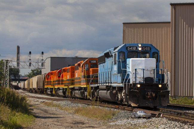 Обои картинки фото техника, поезда, железная, локомотив, состав, рельсы, дорога
