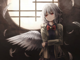 Картинка аниме touhou ангел