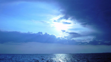 Картинка природа моря океаны облака небо море