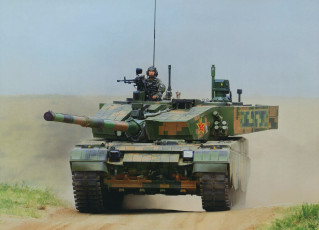 Картинка танки техника военная+техника боевой танк ztz-99a2 type 99a2 основной китай