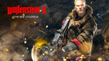 обоя wolfenstein ii,  the new colossus, видео игры, action, шутер, the, new, colossus, wolfenstein, ii