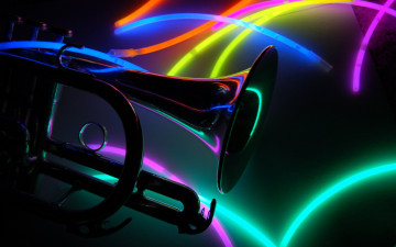 Картинка музыка -музыкальные+инструменты труба