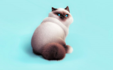 Картинка рисованное животные +коты oksana cherry