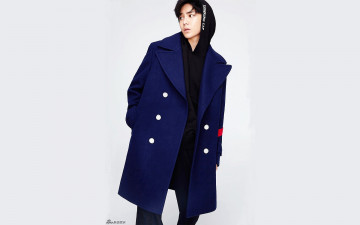 Картинка мужчины hou+ming+hao актер пальто капюшон
