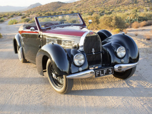 обоя автомобили, классика, 57715, stelvio, gangloff, type, 57c, bugatti, 1938г