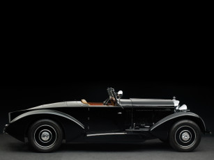 Картинка автомобили классика темный 1931г yr5099 barker cabriolet coupe sports 8 litre bentley