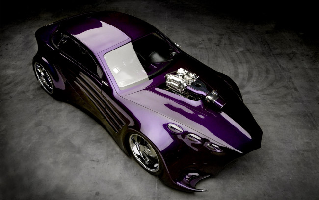 Обои картинки фото автомобили, -unsort, scorpion, purple, coupe, concept