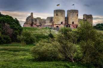 обоя rhuddlan castle,  wales, города, замки англии, замок