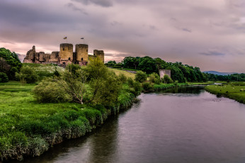 Картинка rhuddlan+castle +wales города замки+англии замок