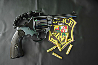 обоя 1922 colt police positive 32 cal, оружие, револьверы, ствол