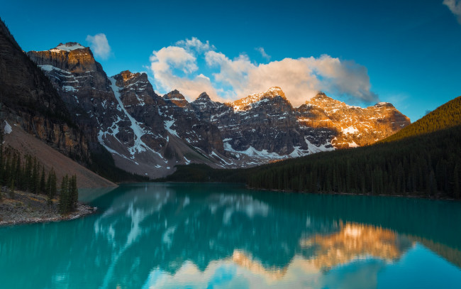 Обои картинки фото природа, реки, озера, горы, отражение, озеро