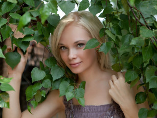 Картинка девушки -+блондинки +светловолосые листья блондинка feeona+a