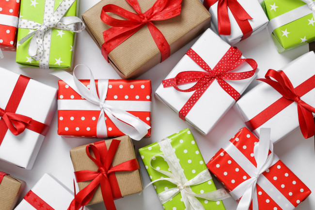 Обои картинки фото праздничные, подарки и коробочки, подарки, ленты, банты