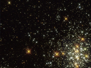 Картинка ngc 1818 космос галактики туманности