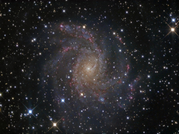Обои картинки фото ngc6946, космос, галактики, туманности
