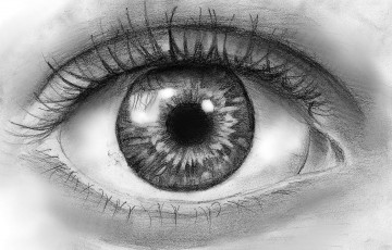 Картинка рисованные другое карандашный рисунок глаз