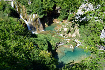 Картинка plitvicka jezera хорватия природа водопады озеро водопад
