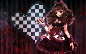 Картинка tearfish mangaka аниме happy valentine сердце девочка кудряшки