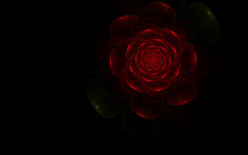 Картинка 3д+графика цветы+ flowers роза
