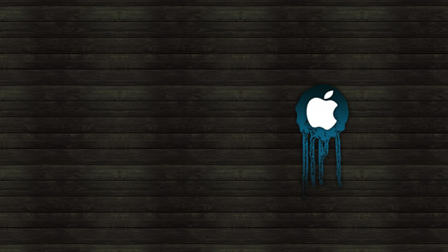 Обои картинки фото компьютеры, apple, темный, логотип