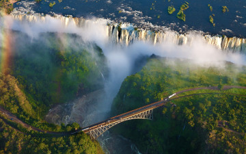 Картинка victoria+falls africa природа водопады victoria falls