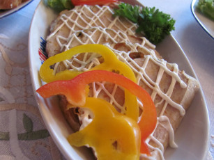 Картинка еда салаты закуски петрушка майонез перец рулет