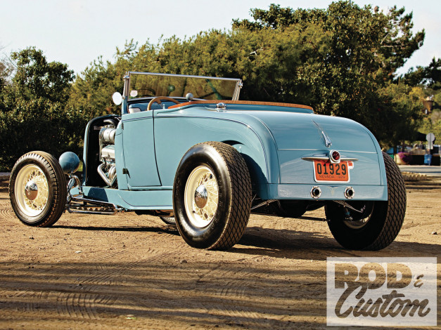 Обои картинки фото 1929, model, roadster, the, contender, автомобили, custom, classic, car