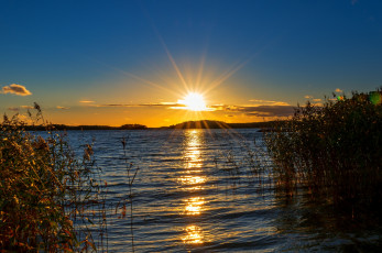 Картинка природа восходы закаты солнце закат вода