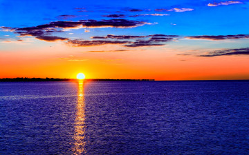 Картинка sunset природа восходы закаты море закат