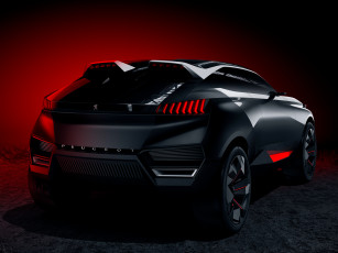 Картинка автомобили peugeot concept 2014г темный quartz